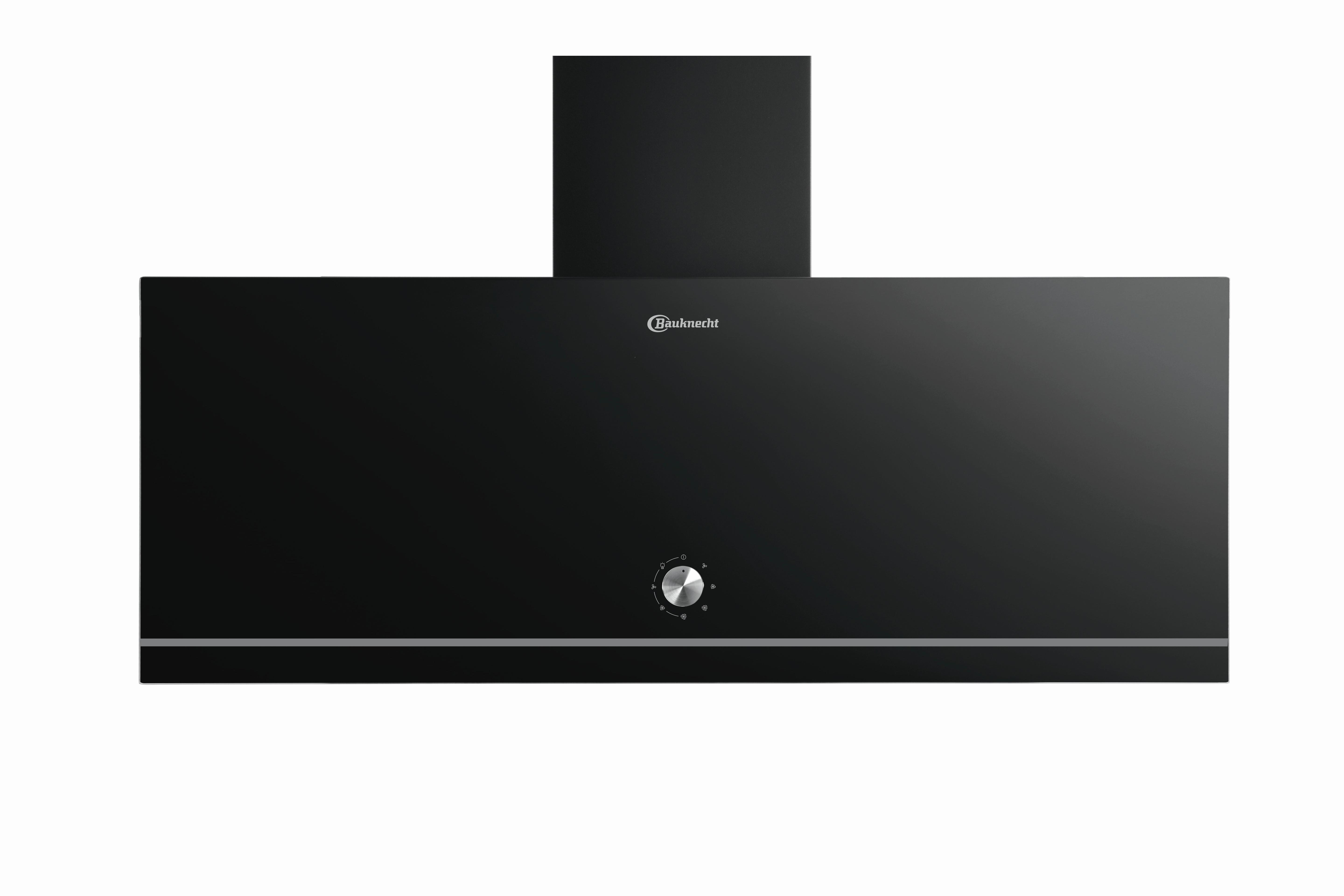 Kopffreihaube Dbhva 92f Lm K Glas Schwarz B: 89,8 Cm - Schwarz, Basics, Glas (89,8/77,5-105,5/25cm) - Bauknecht