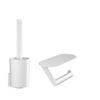 Toilettenpapierhalter Wandmontage Kunststoff - Weiß, Basics, Kunststoff (39,7/16,7/24,6cm) - Hansgrohe