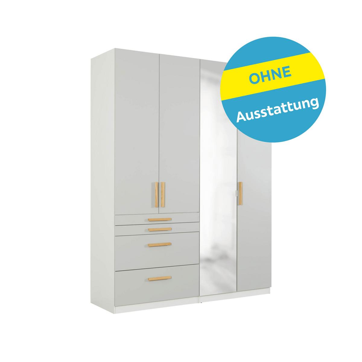 Kleiderschrank Unit 4trg, Maxihöhe - KONVENTIONELL (182,2/242,2/58,3cm) - Ondega