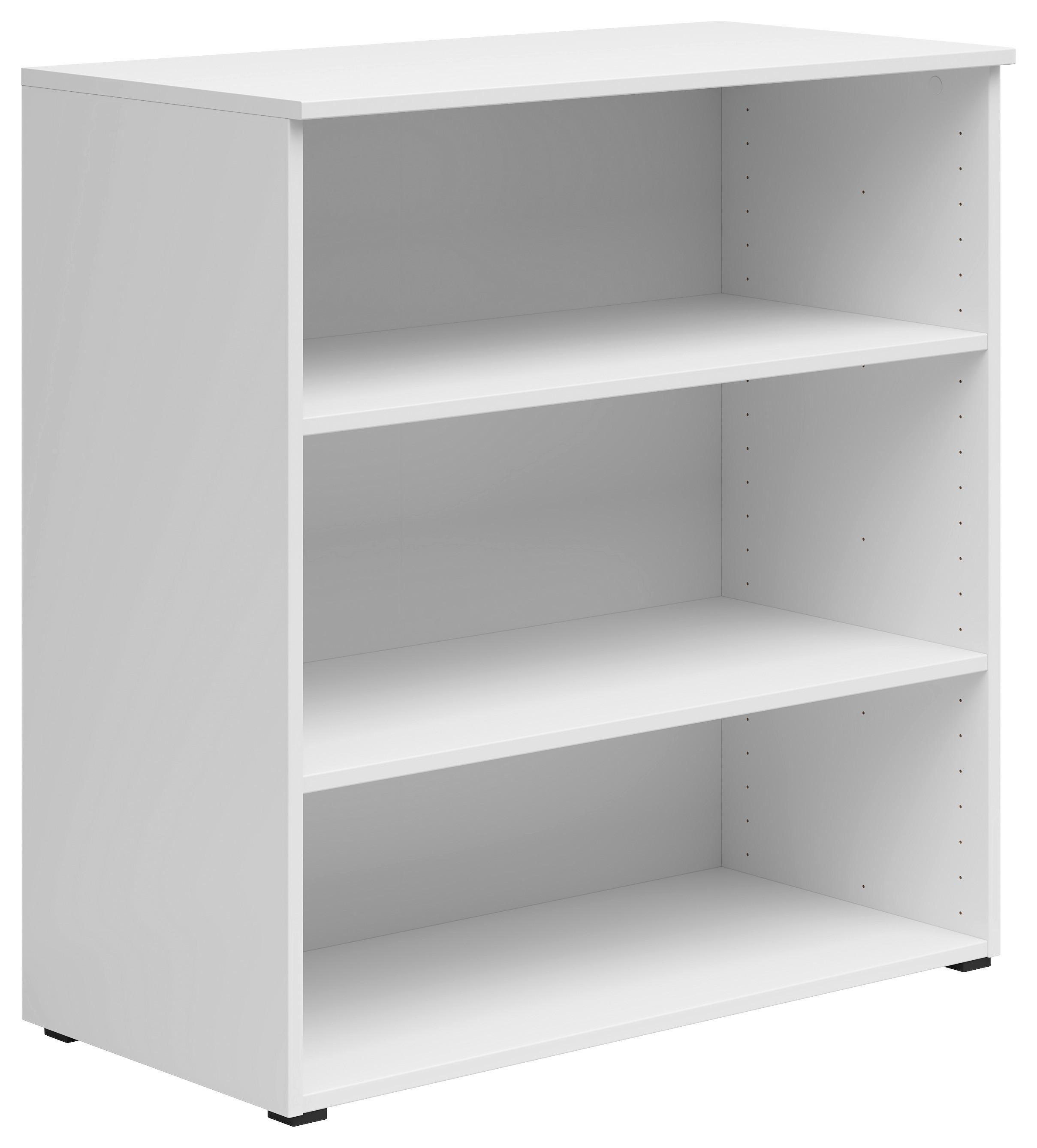 Regál Cabinet š: 80 cm - bílá/antracitová, Moderní, kompozitní dřevo/plast (80/83/40cm)