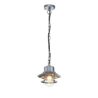 Außenhängeleuchte Copenhagen8-Sil - Silberfarben, KONVENTIONELL, Glas/Metall (22/37,5cm) - Elstead Lighting