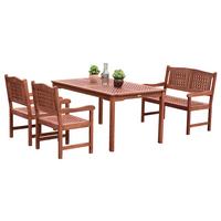 Gartenset Lima - Naturfarben, MODERN, Holz - Gardenson