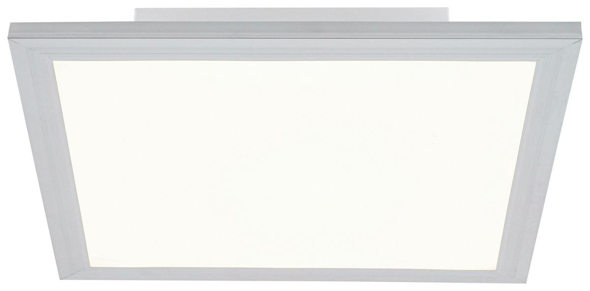 LED-Deckenleuchte Severin - Silberfarben/Weiß, MODERN, Kunststoff/Metall (30/30/5,5cm) - Luca Bessoni