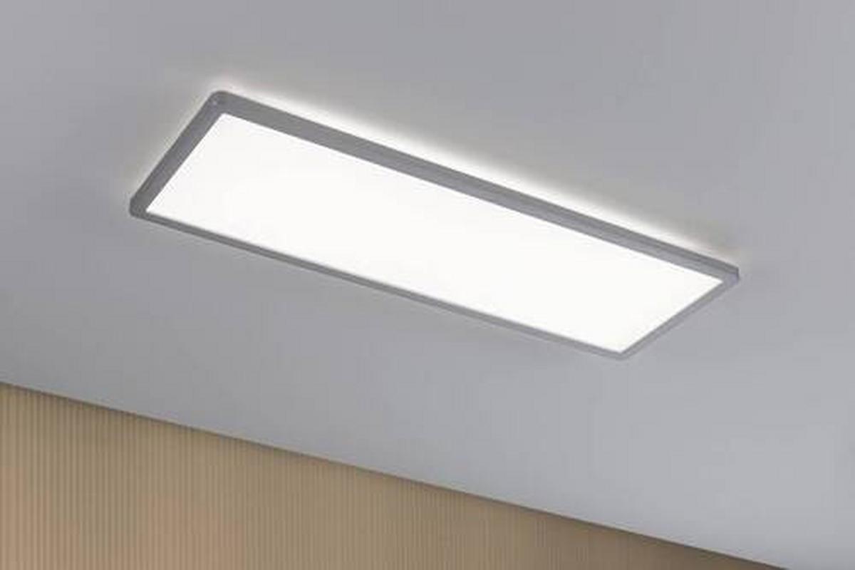 LED-Paneel L: 58 cm dimmbar - Chromfarben, Basics, Kunststoff (58cm) - Paulmann