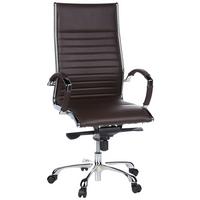 DREHSTUHL PARMA 20 Dunkelbraun - Dunkelbraun, MODERN, Leder/Kunststoff (60/125/50cm) - MID.YOU