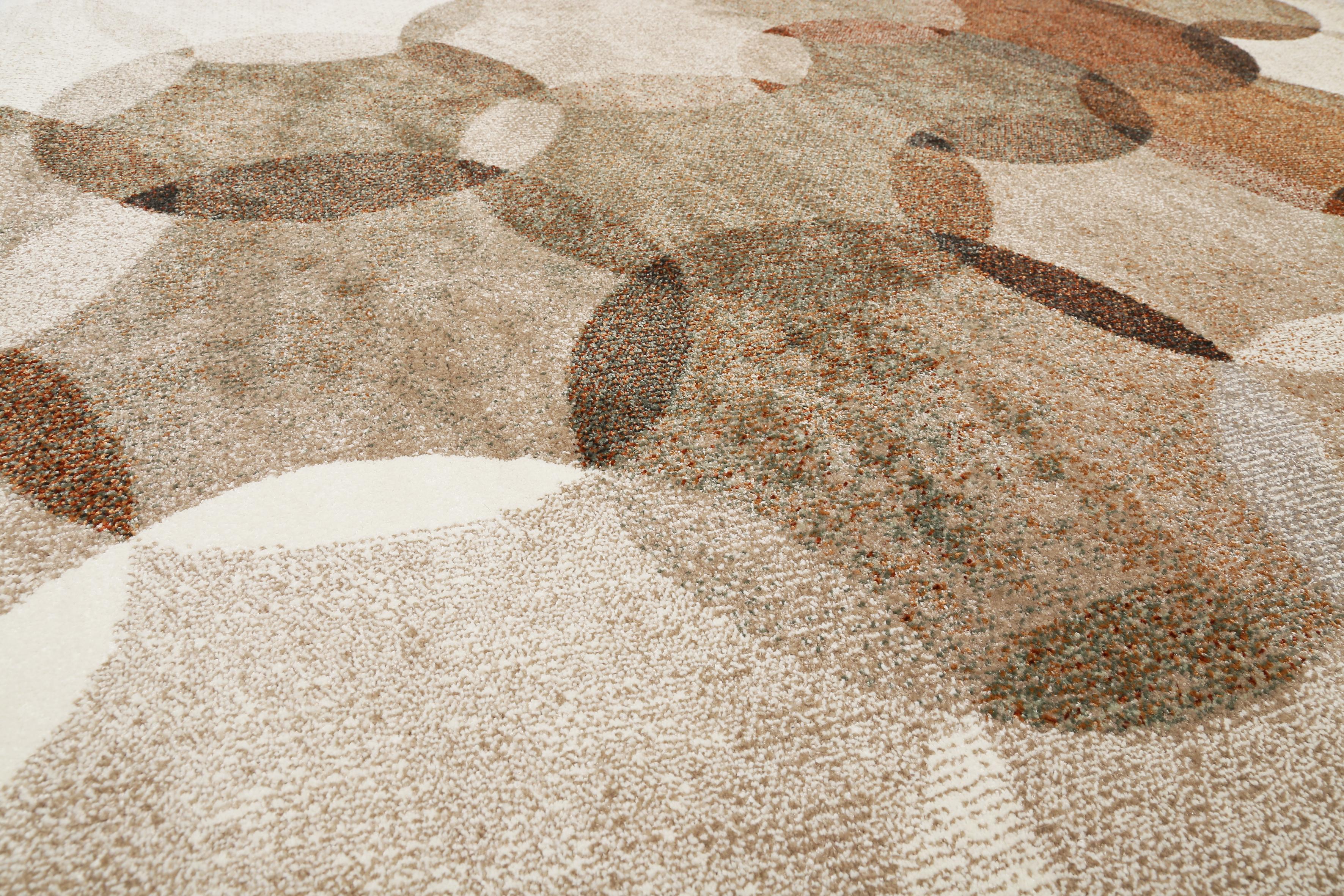 Webteppich Beige/Braun Graphik Modernina 133x200 cm - Rotbraun/Beige, Design, Textil (133/200cm) - Esprit