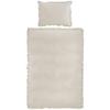 POSTEĽNÁ BIELIZEŇ Ruschen, 70/90 140/200cm - piesková, Romantik / Landhaus, textil (140/200cm) - Zandiara