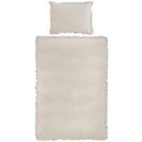 POVLEČENÍ Ruschen, 70/90 140/200cm - pískové barvy, Romantický / Rustikální, textil (140/200cm) - Zandiara