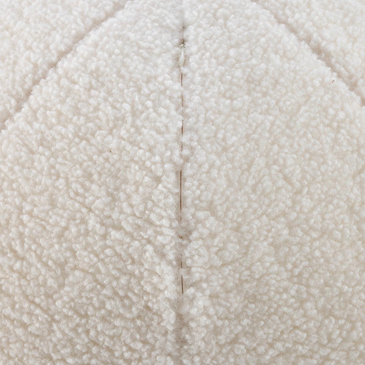 TABURETKA „PUFF“ TED - biela, textil (45cm) - Mömax