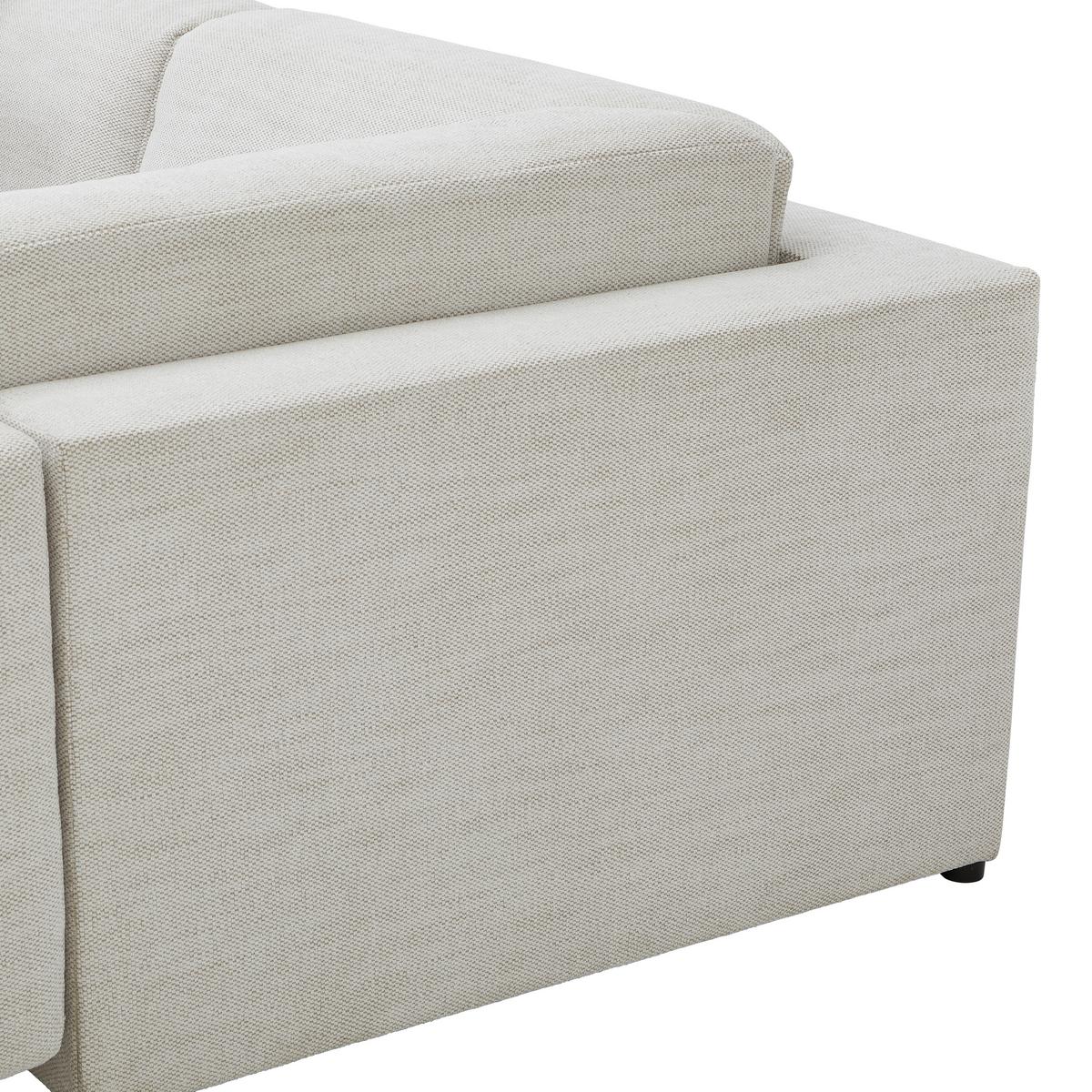 Wohnlandschaft Vouge Beige U: 283x371x208 Cm - Beige/Buchefarben, KONVENTIONELL, Textil (283/371/208cm) - Livetastic