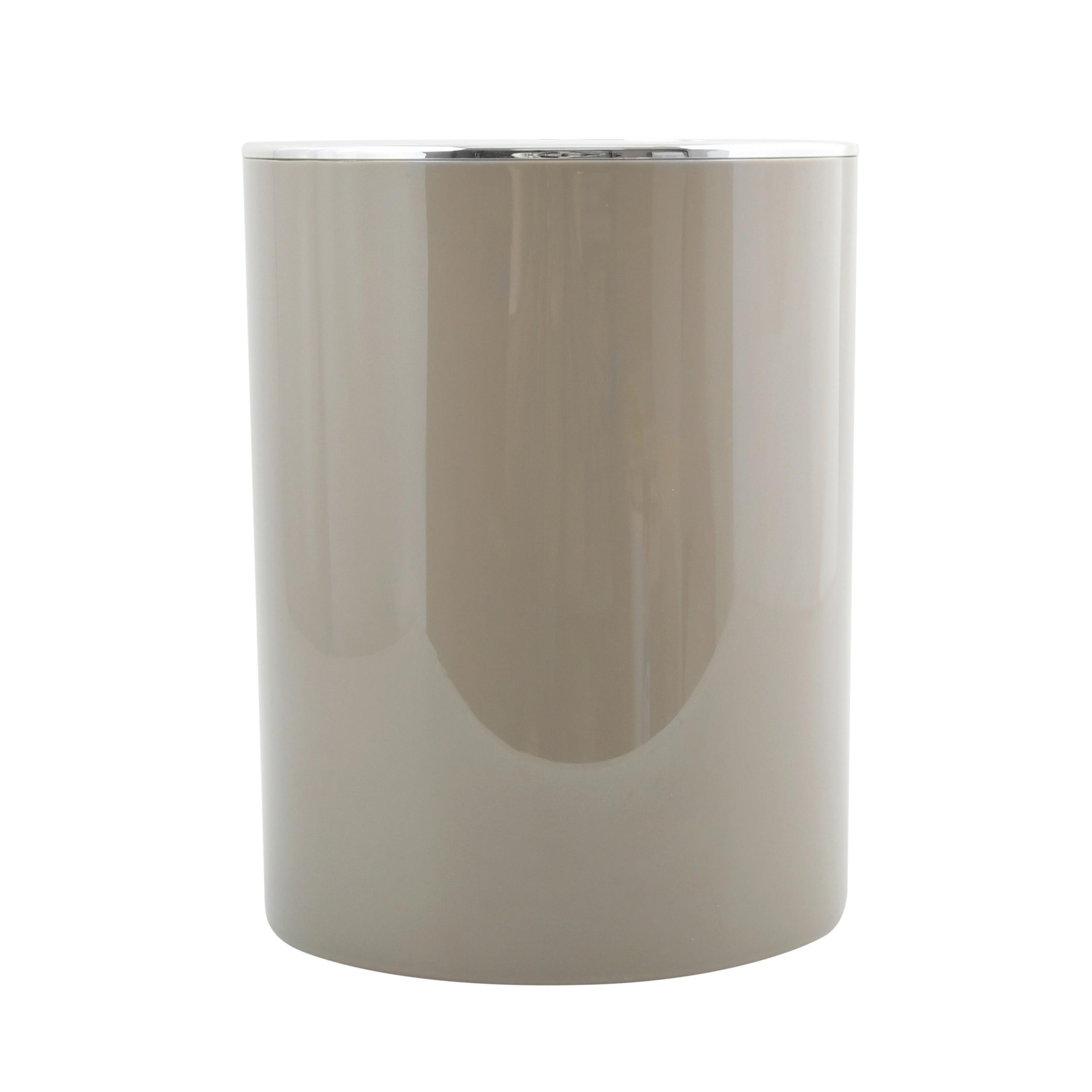 SCHWINGDECKELEIMER KAMAKA TAUPE - Taupe, Basics, Kunststoff (19/19/24.2cm) - MSV
