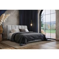 Polsterbett Bilbao Hellgrau 160x200 cm - Hellgrau, MODERN, Holz/Holzwerkstoff (160/200cm) - MID.YOU