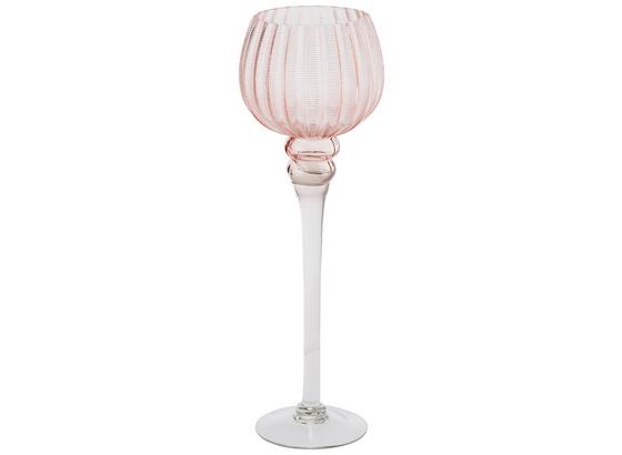 Kerzenhalter Alfeo - Hellrosa, Basics, Glas (13/40cm) - Luca Bessoni Kerzenhalter Alfeo - Hellrosa, Basics, Glas (13/40cm) - Luca Bessoni