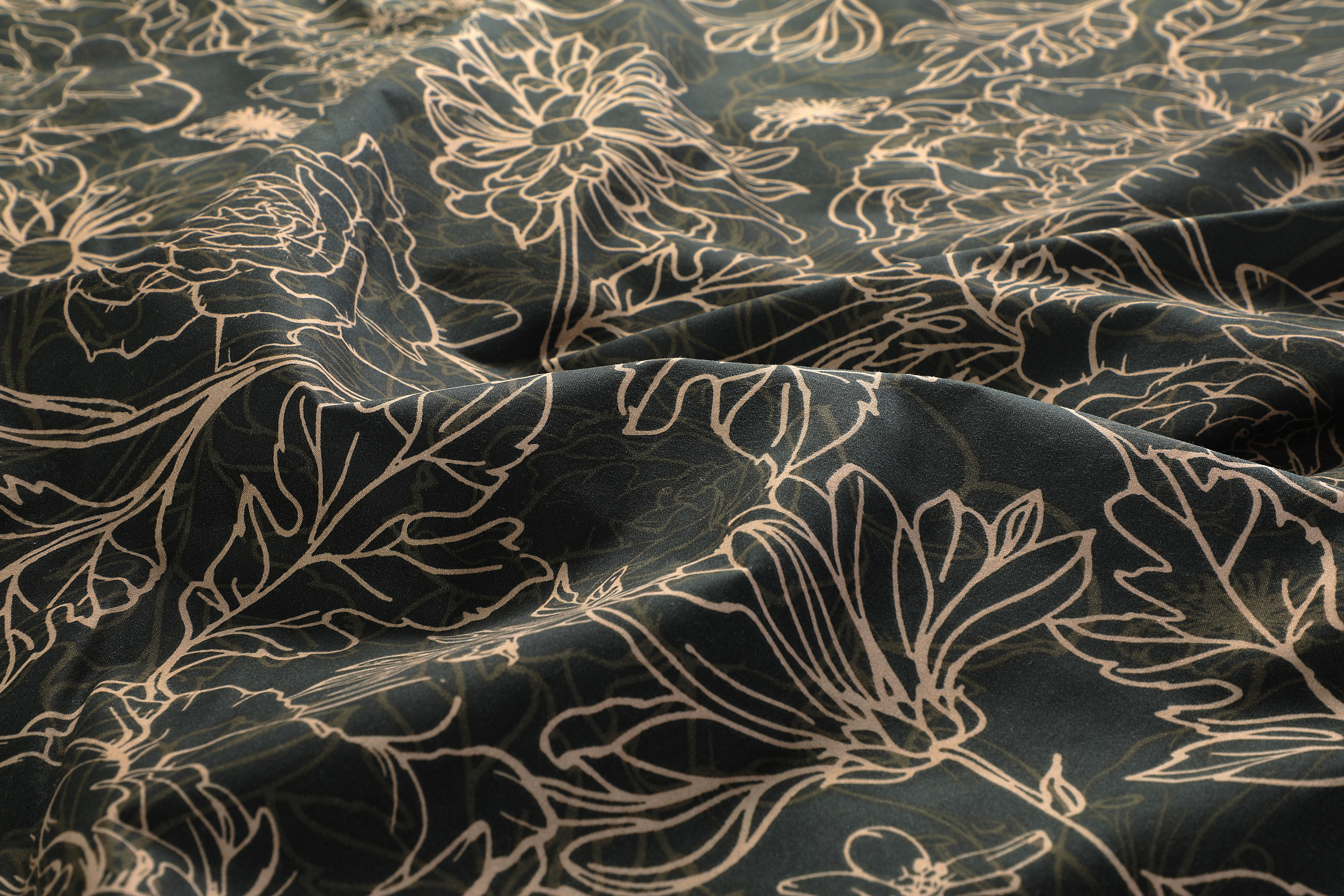 Bettwäsche Florence - Schwarz/Weiß, MODERN, Textil (140/200cm) - Luca Bessoni