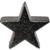 Dekostern Star, B/H: ca. 10/10cm - Schwarz, MODERN, Keramik (10/10/3,5cm)
