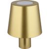 Akku-Tischleuchte Marvina - Goldfarben, MODERN, Kunststoff (10,5/14cm) - Luca Bessoni