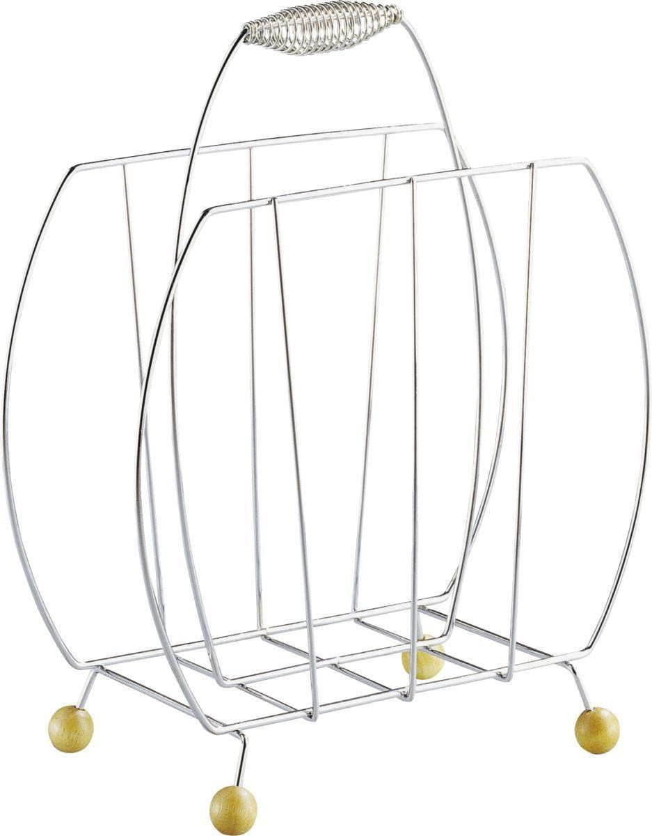 Zeitungsständer Darnie Spring Metall B: 35 cm mit Tragegriff