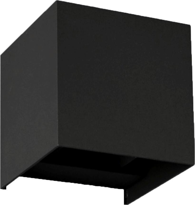 Außenwandleuchte 2528000271696 Qube Anthrazit - Anthrazit, Design, Metall (11,2/11,2/11,2cm)