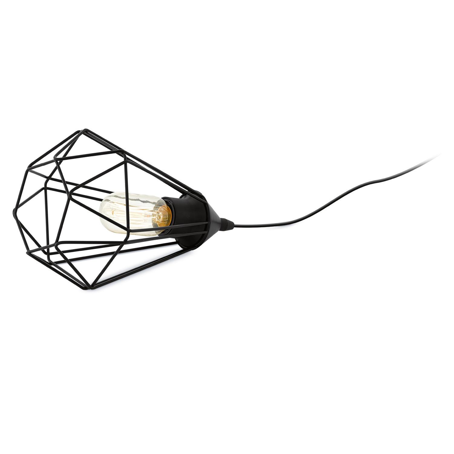 STOLNÁ LAMPA TARBES - čierna, Lifestyle, kov/plast (17cm)