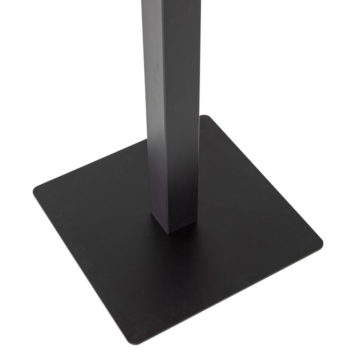 TISCHGESTELL Tablo Schwarz L: 50cm - Schwarz, MODERN, Metall (50/50/105cm) - Livetastic