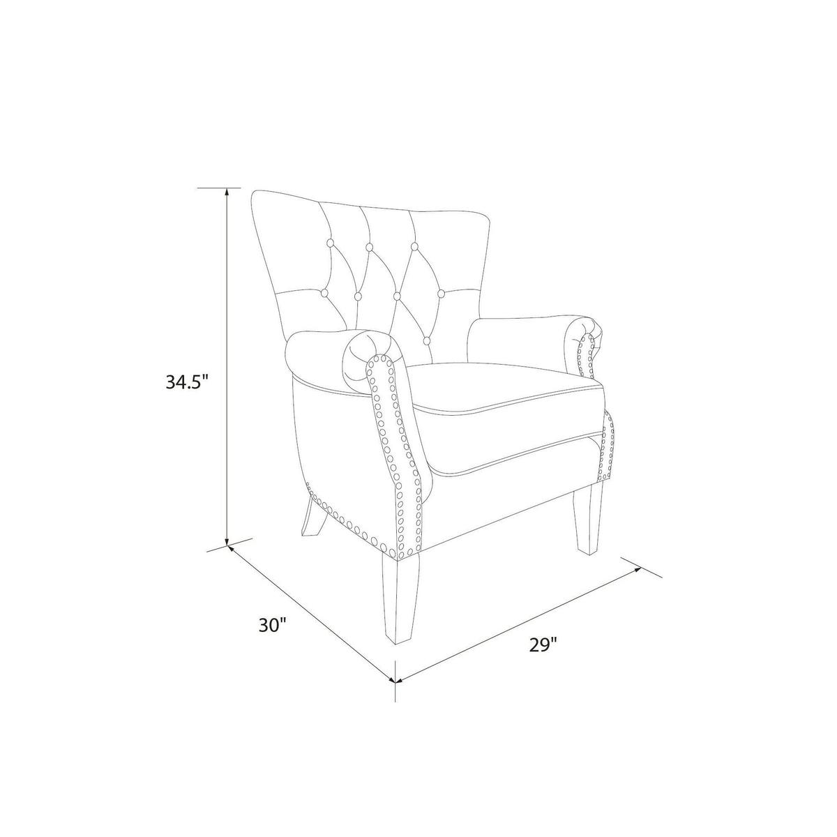 Ohrensessel Dorel Beige B: 73cm - Beige/Naturfarben, Design, Holzwerkstoff/Textil (73/86/75cm) - MID.YOU