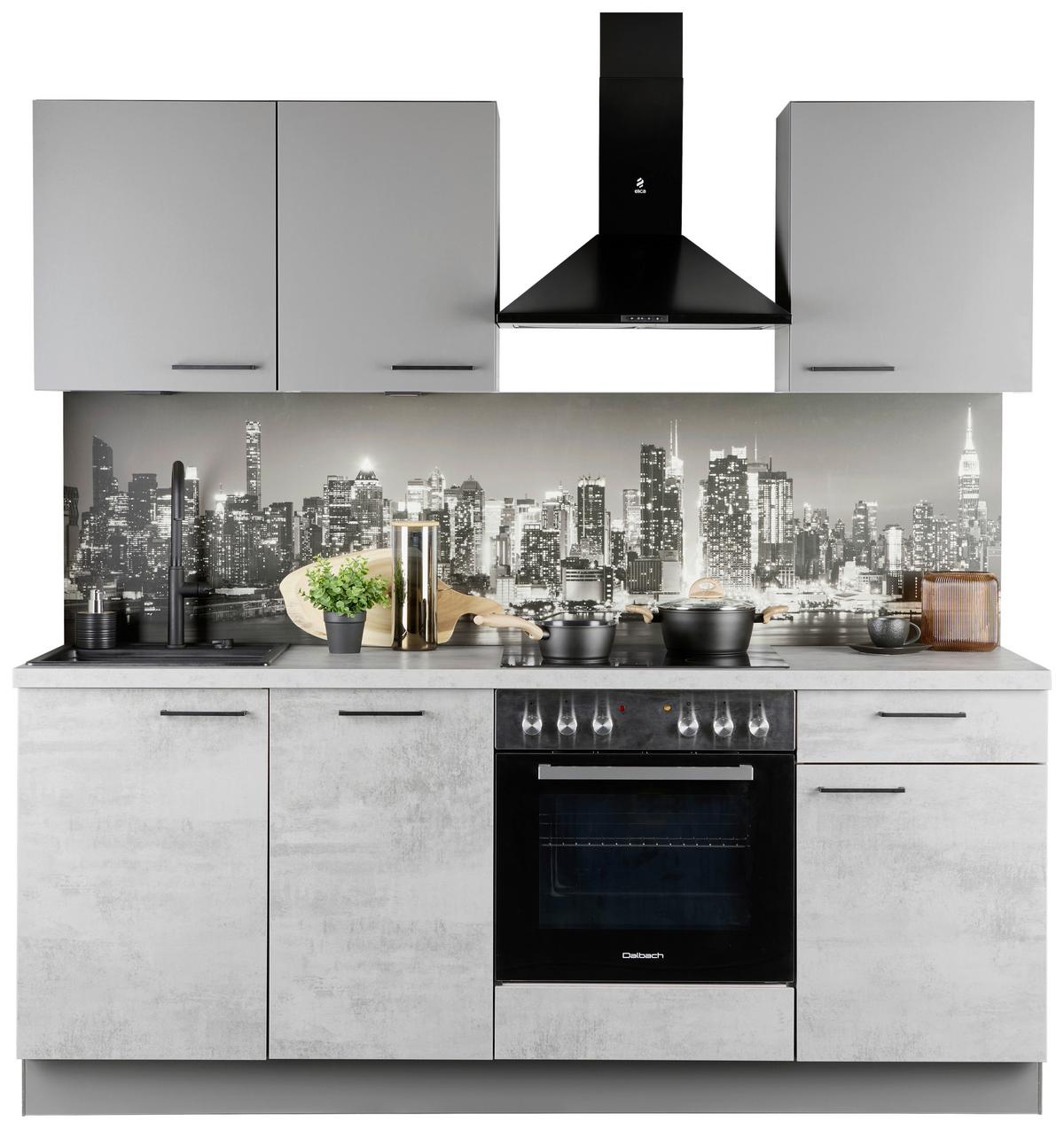 KÜCHENBLOCK BASE / WIN - Design, Holzwerkstoff (205cm) - Express-Kuechen