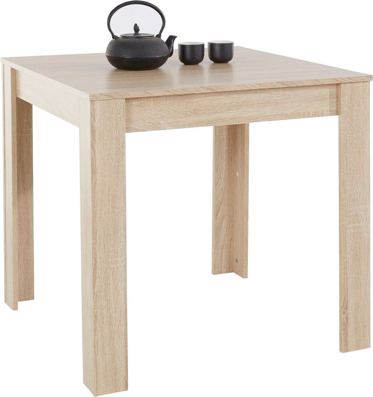 Esstisch Lynn Eiche Dekor B: 80cm - Eichefarben, Design, Holzwerkstoff (80/75/80cm) - MID.YOU