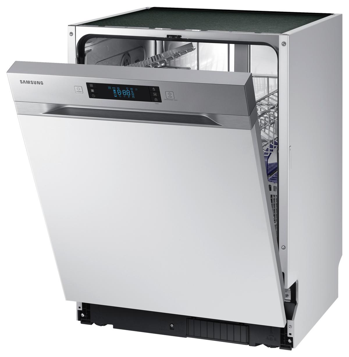 Geschirrspüler Teilintegriert Silberfarben, Weiß, B: 59,8 cm - Silberfarben/Weiß, Kunststoff/Metall (59,8/81,5/57,0cm) - Samsung