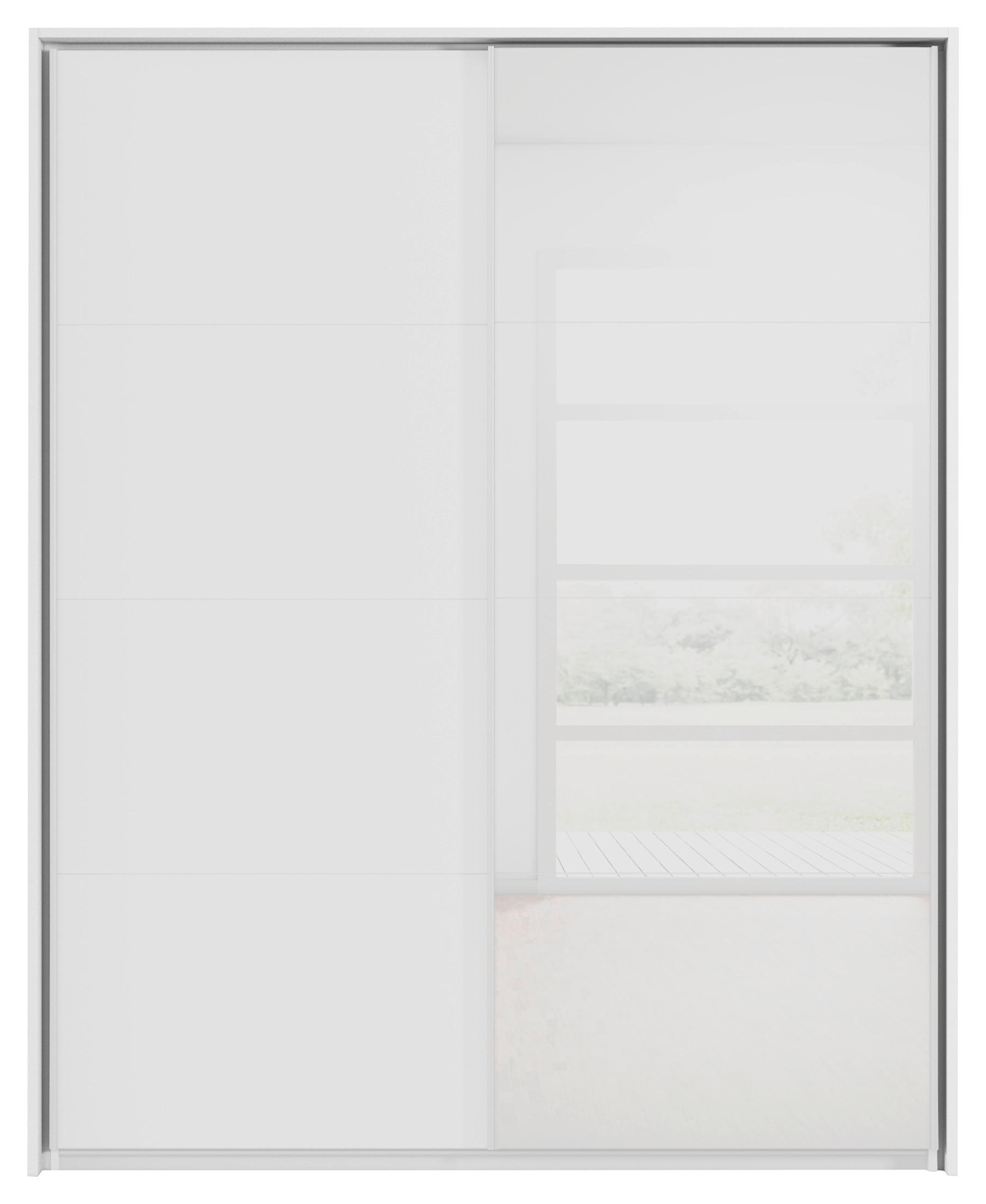 Passepartout-Rahmen Feldkirch Alpinweiß für B: 189 cm - Weiß, MODERN, Holzwerkstoff (189/233/64cm) - Luca Bessoni