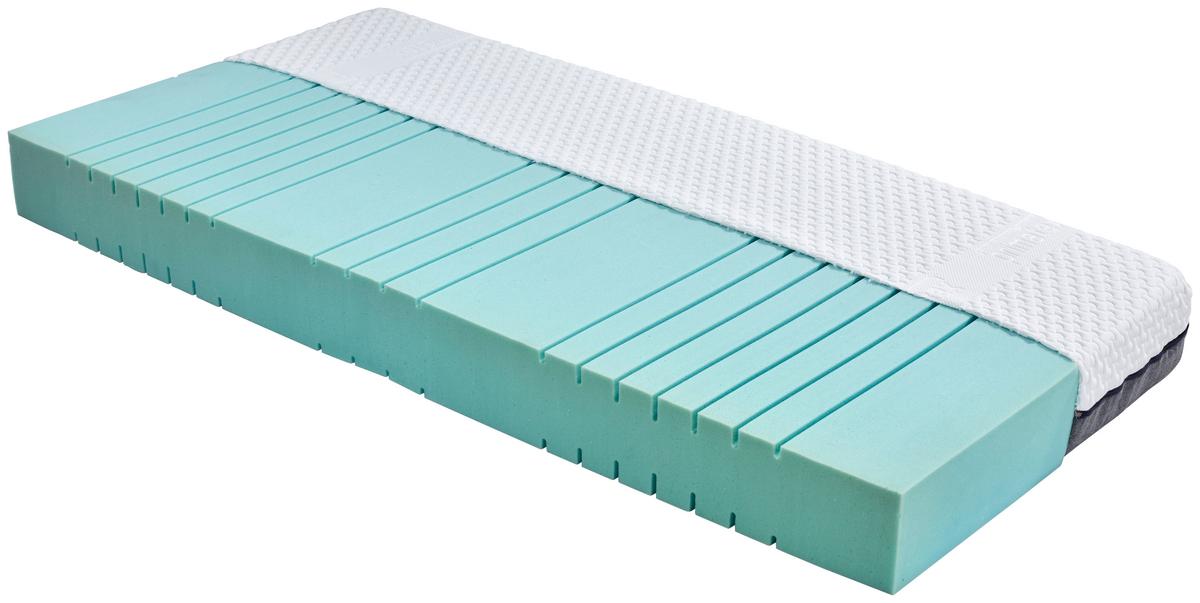 Kaltschaummatratze Homestar 90x200 cm H2 H: 17 cm - Weiß, Textil (90/200cm) - Primatex