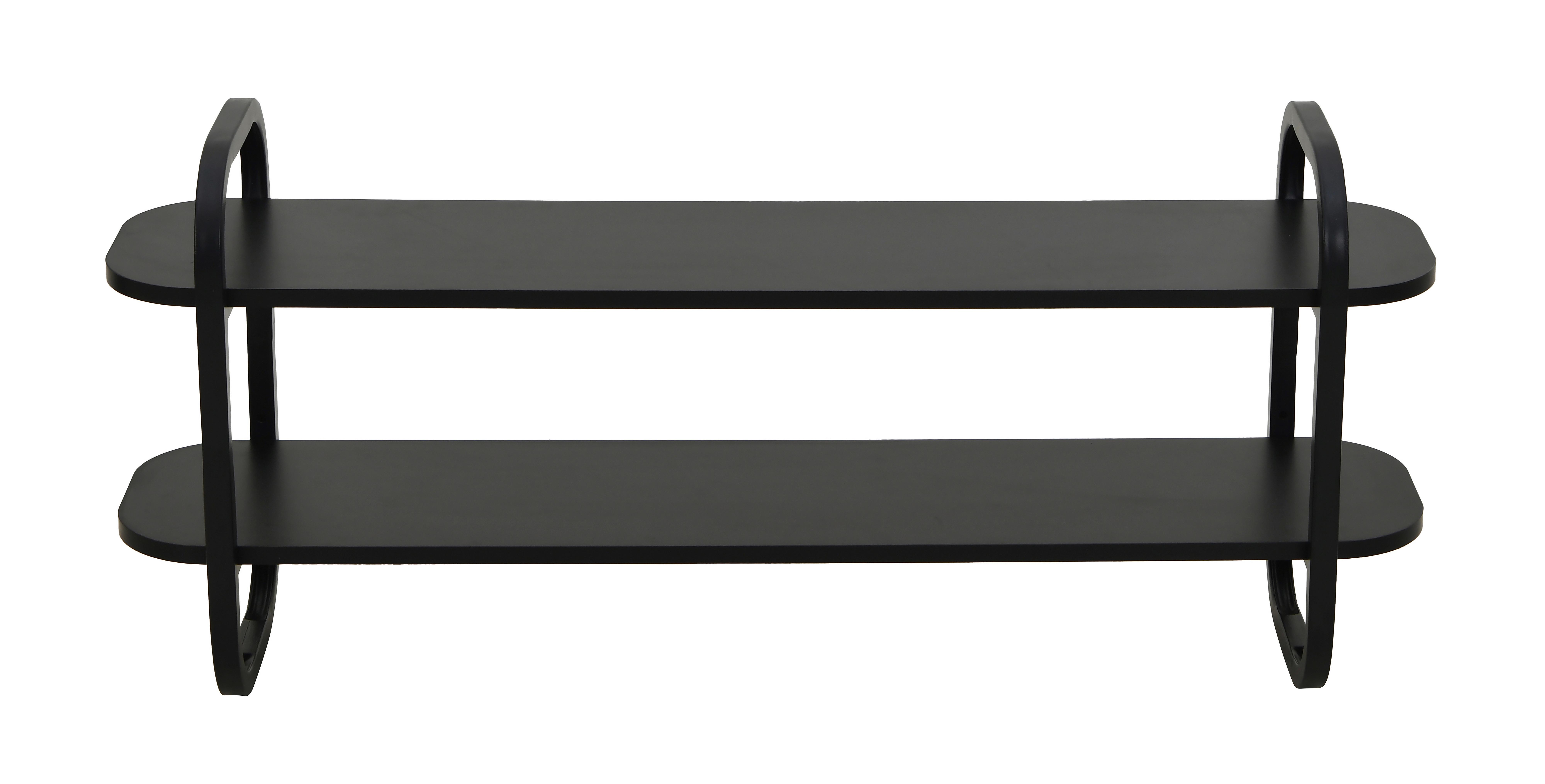 KOMODA POD TELEVIZI BEND -EXKLUSIV- - černá, Moderní, kov/kompozitní dřevo (100/44/27cm) - Mömax