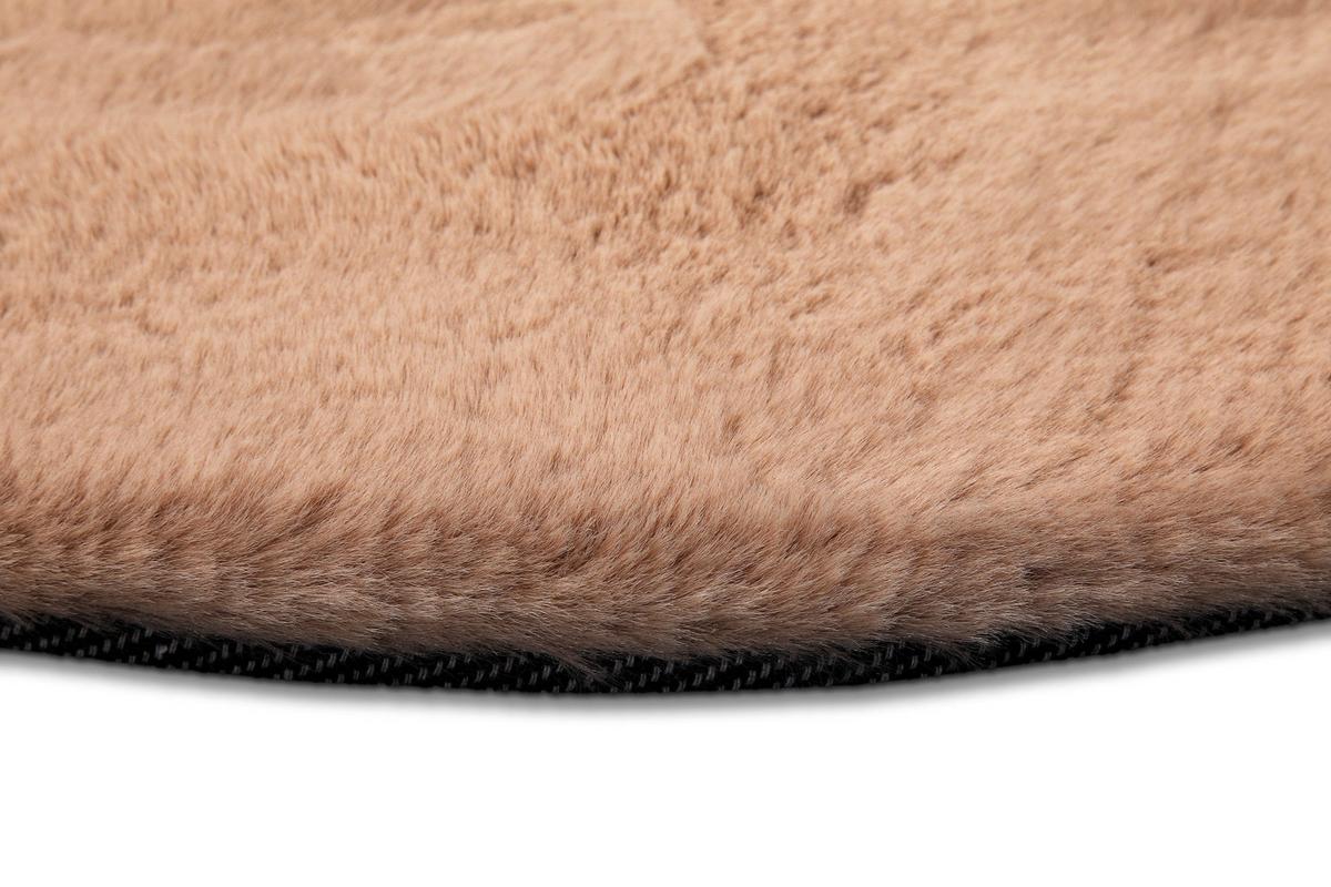 Hochflorteppich Alice Altrosa 100 Cm - Altrosa, KONVENTIONELL, Textil (100/100cm) - Esprit