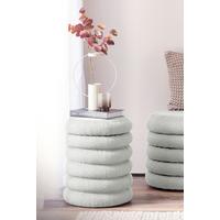 Hocker Weiß B: 38 Cm - Weiß, MODERN, Textil (38/45/38cm) - Livetastic