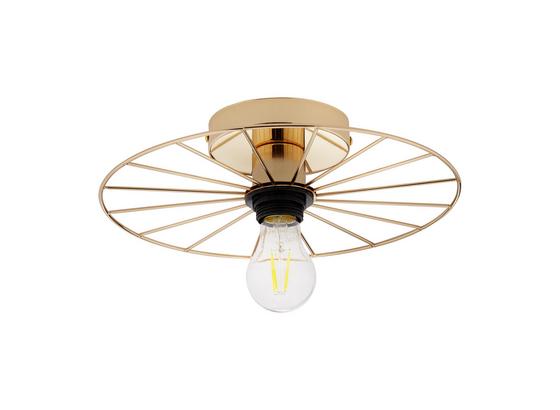Stropná Lampa Nevio Ø 30cm, 60 Watt - zlatá, Štýlový, kov (9/30cm) - Modern Living Stropná Lampa Nevio Ø 30cm, 60 Watt - zlatá, Štýlový, kov (9/30cm) - Modern Living