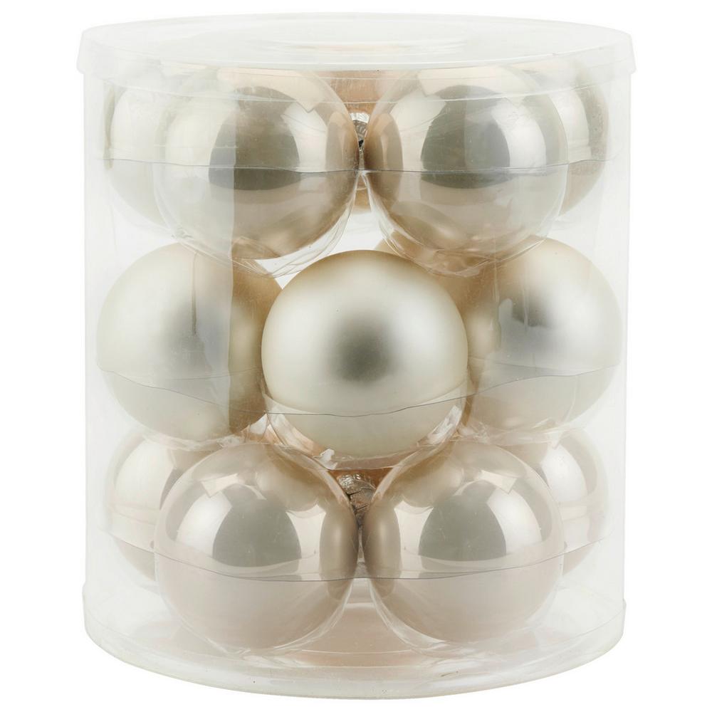 Vianočné gule Noel, Ø: 6cm, 15 ks/bal.