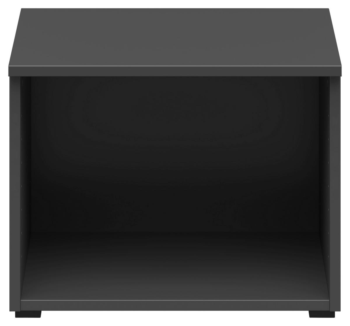 Felsőpolc Multistauraum - grafitszürke, Modern, faalapú anyag (45/35/40cm) - Carryhome