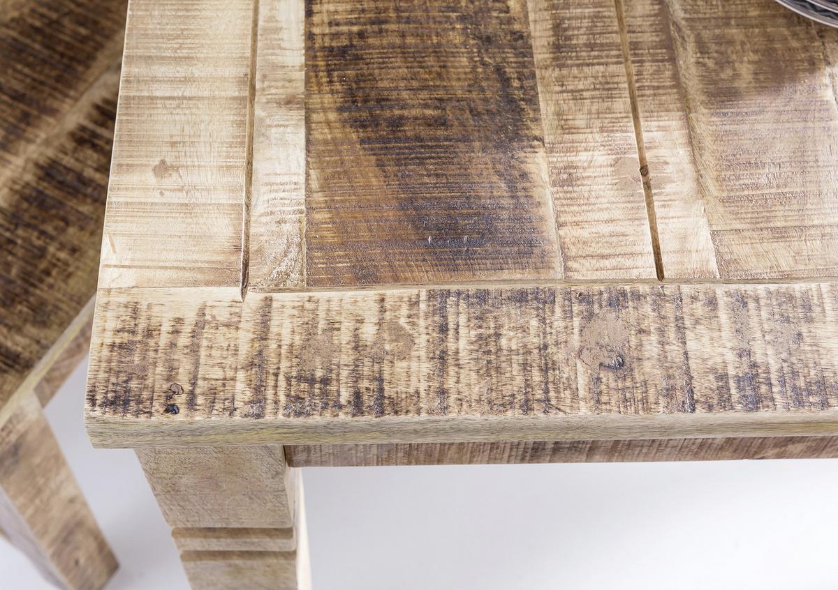 Esstisch Echtholz 80x80 Cm Mango - Braun, MODERN, Holz (80/80/76cm) - MID.YOU