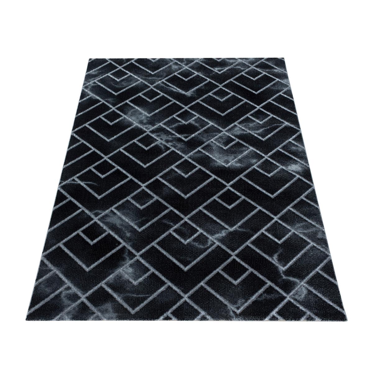 Webteppich Silber Naturfaser Naxos 120x170 cm - Silberfarben, Design, Textil (120/170cm)