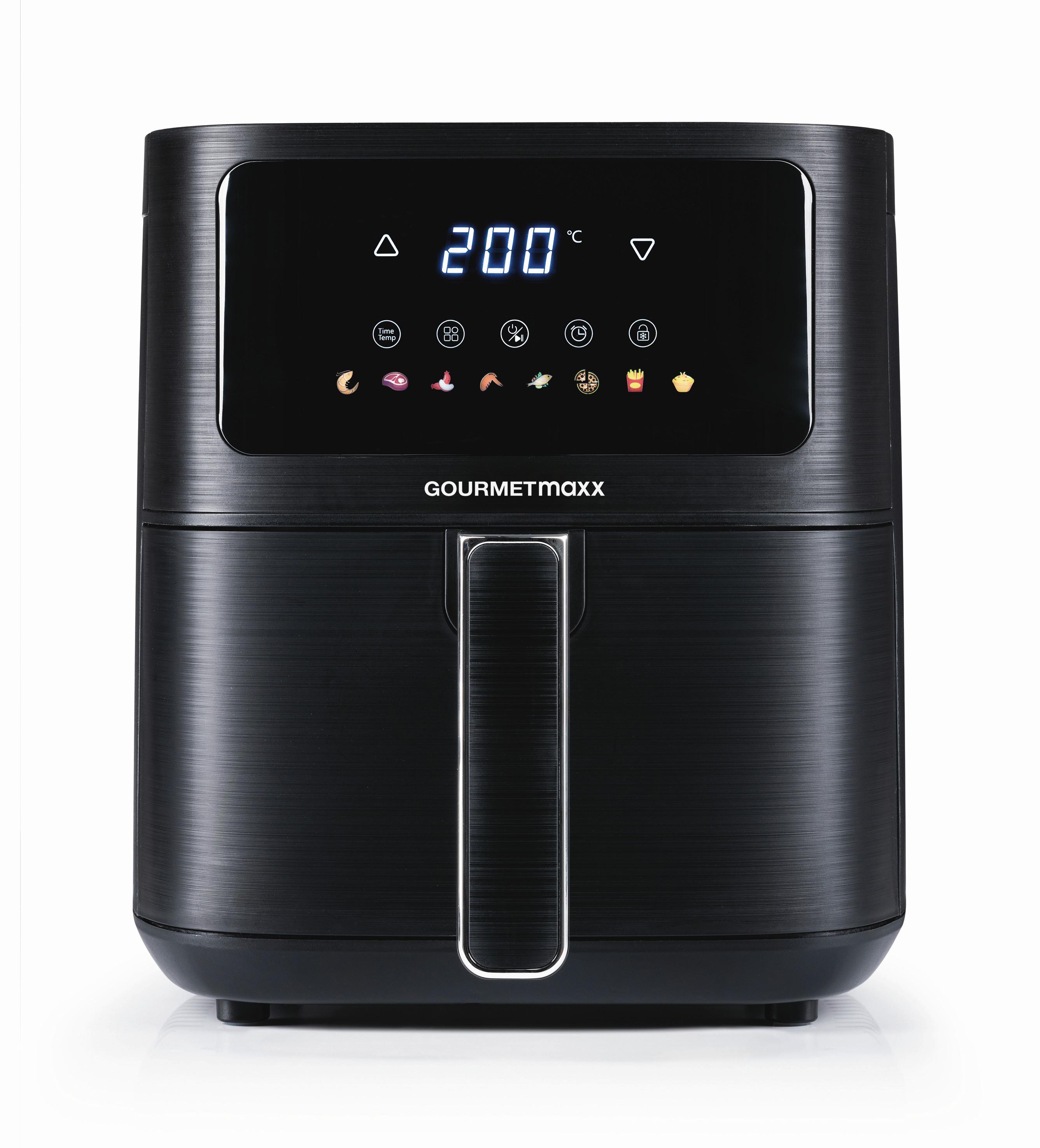 Heißluftfritteuse, Digital 16394 Gourmetmaxx Heißluft-Fr - Schwarz, Basics, Kunststoff (36/26/29,5cm) - GOURMETMAXX