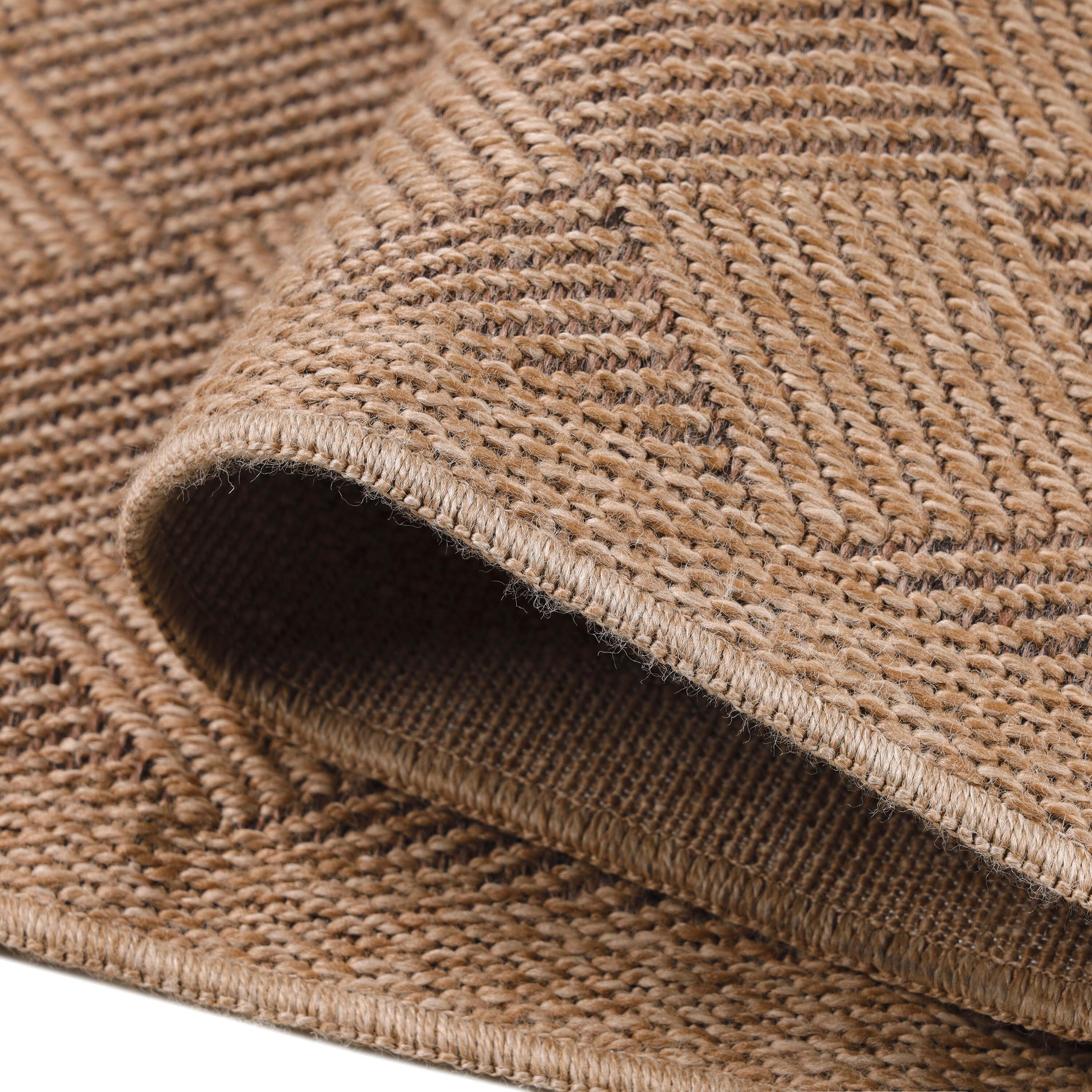 Outdoorteppich Dhaka - Hellgrau, Basics, Textil (160/230cm) - Novel