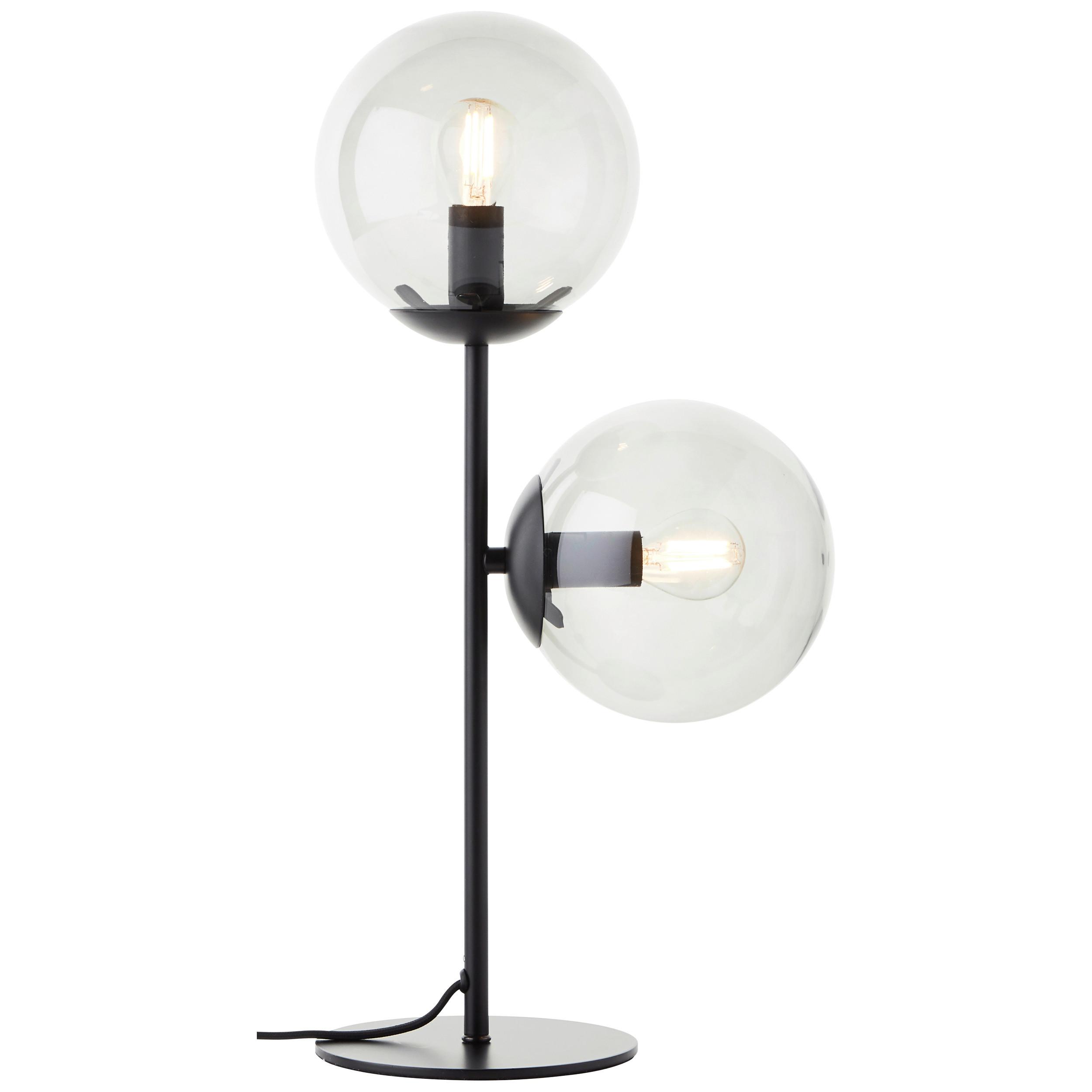 Tischleuchte 99218/93 Ariol - Schwarz, Design, Glas/Metall (48,2/24/15cm) - Brilliant