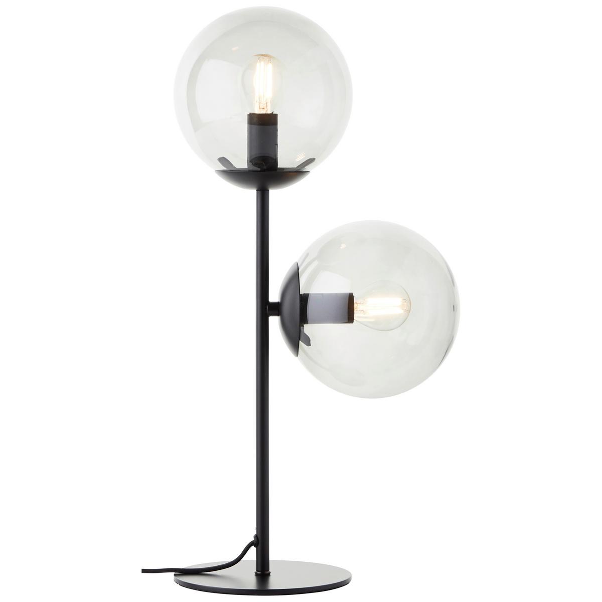 Tischleuchte 99218/93 Ariol - Schwarz, Design, Glas/Metall (48,2/24/15cm) - Brilliant