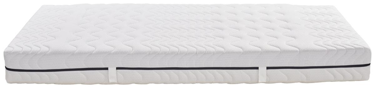 Kaltschaummatratze Two In One 90x200 cm H2/H3 H: 20 cm - Weiß, MODERN, Textil (90/200cm) - Livetastic