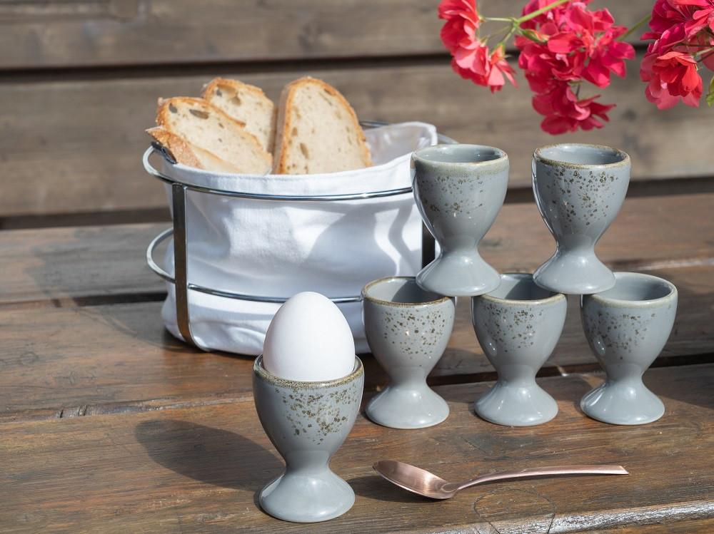 Eierbecherset 33027 Nature Collection - Grau, Trend, Keramik (5,5cm) - Creatable