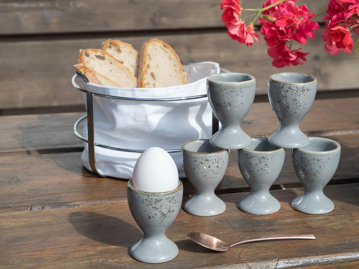 Eierbecherset 33027 Nature Collection - Grau, Trend, Keramik (5,5cm) - Creatable