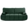 Schlafsofa Lauder Smaragdgrün B: 207cm - Smaragdgrün/Schwarz, Basics, Holz/Textil (207/93/105cm) - MID.YOU