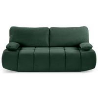 Schlafsofa Lauder Smaragdgrün B: 207cm - Smaragdgrün/Schwarz, Basics, Holz/Textil (207/93/105cm) - MID.YOU