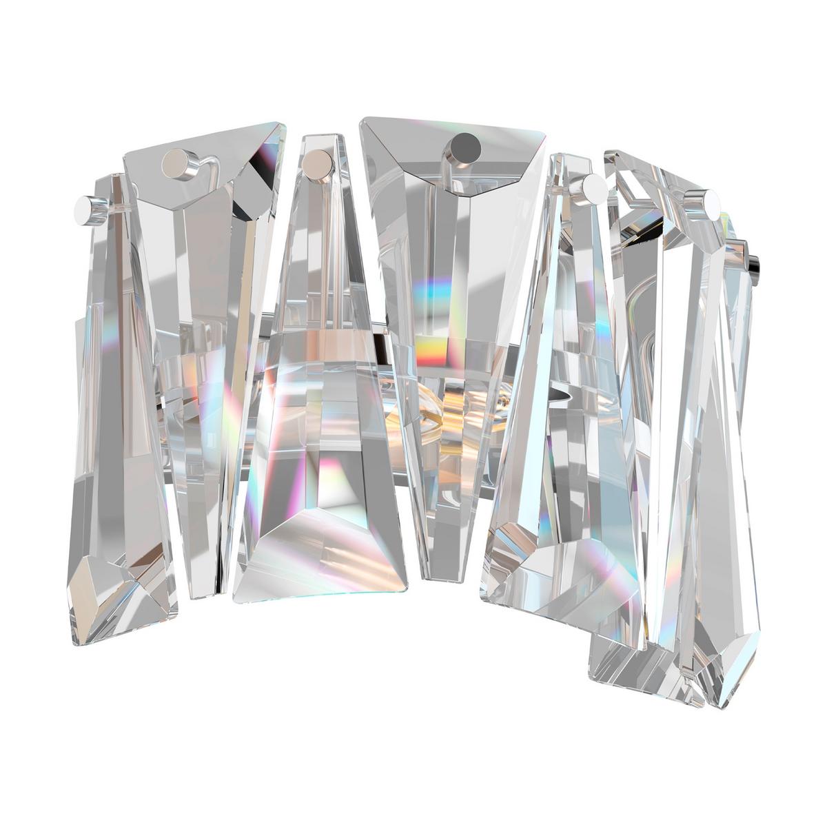 Wandleuchte Puntes - Chromfarben, Trend, Metall (15.3/16/25.6cm) - MAYTONI