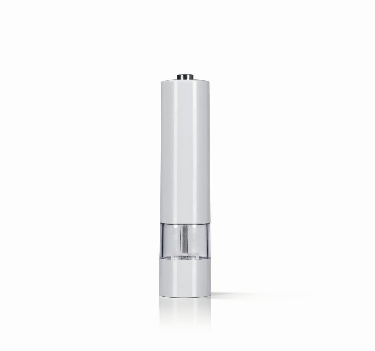 ELEKTR. SALZ-/PFEFFERMÜHLE 07880 - Transparent/Schwarz, Basics, Keramik/Kunststoff (5,2/22,5cm) - GOURMETMAXX
