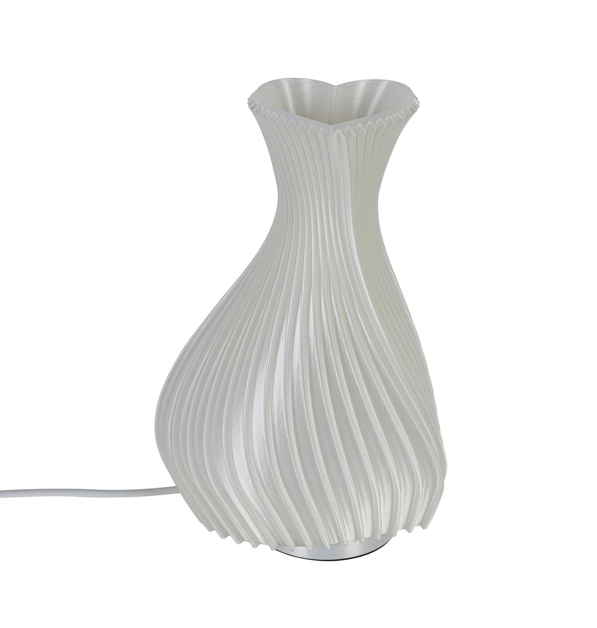 LED-Tischleuchte Josepha - Weiß, Kunststoff (11,7/18,2/11,3cm) - Luca Bessoni